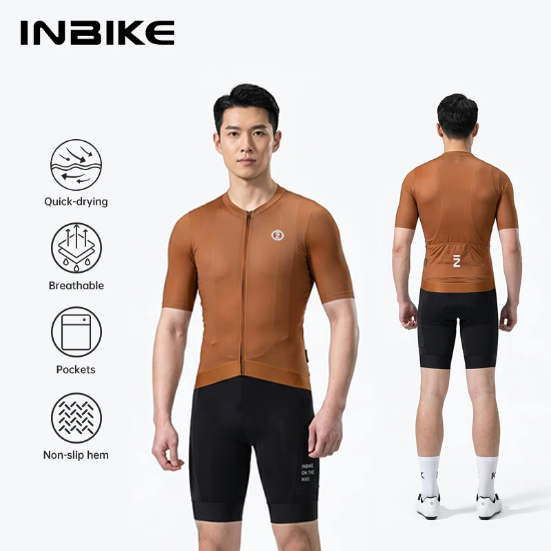 INBIKE Summer Men's Cycling Short Sleeve MTB Jersery Man Biking Clothing Bicycle Top Shirts for Men Clothes with 3 Pockets
INBIKE Summer Men's Cycling Short Sleeve MTB Jersery Man Biking Clothing Bicycle Top Shirts for Men Clothes with 3 Pockets