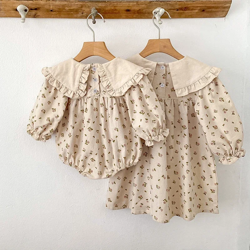 2025 New Autumn Sister Dress 2-6Yrs Girl Party Dress Kids Princess Dresses Long Sleeved Cotton Sister Print Baby Girl Romper
2025 New Autumn Sister Dress 2-6Yrs Girl Party Dress Kids Princess Dresses Long Sleeved Cotton Sister Print Baby Girl Romper