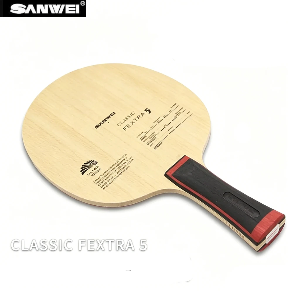 Professional SANWEI FEXTRA 5 Table Tennis Blade Original 5 Ply Wood All-around Ultra Tech Ping Pong Bat Paddle
Professional SANWEI FEXTRA 5 Table Tennis Blade Original 5 Ply Wood All-around Ultra Tech Ping Pong Bat Paddle