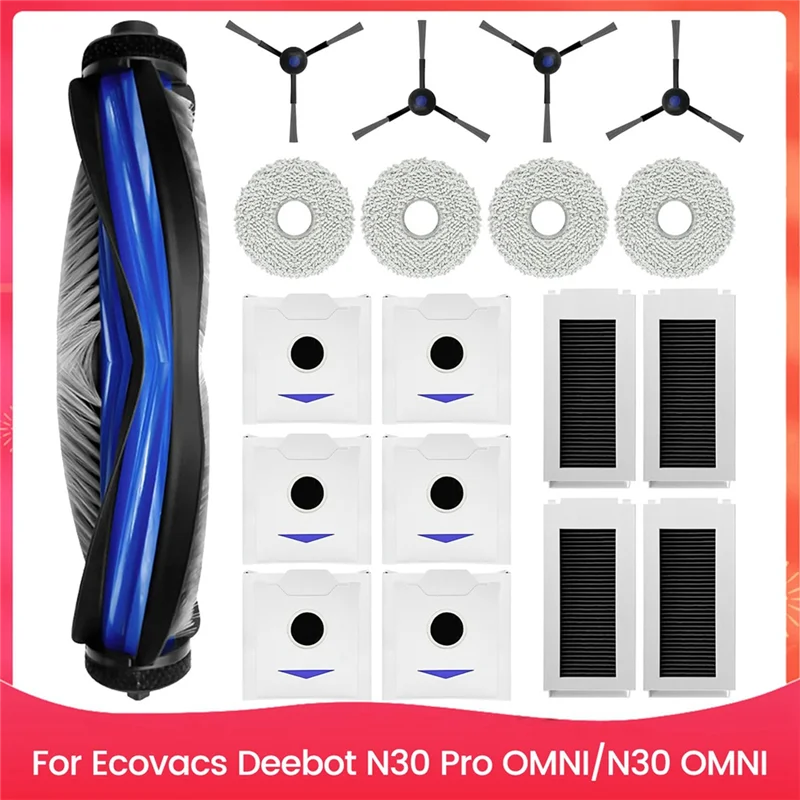 AT63-для Ecovacs Deebot N30 Pro OMNI/N30 OMNI робот-пылесос, основная боковая щетка Hepa-фильтры, тканевые мешки для пыли
AT63-для Ecovacs Deebot N30 Pro OMNI/N30 OMNI робот-пылесос, основная боковая щетка Hepa-фильтры, тканевые мешки для пыли