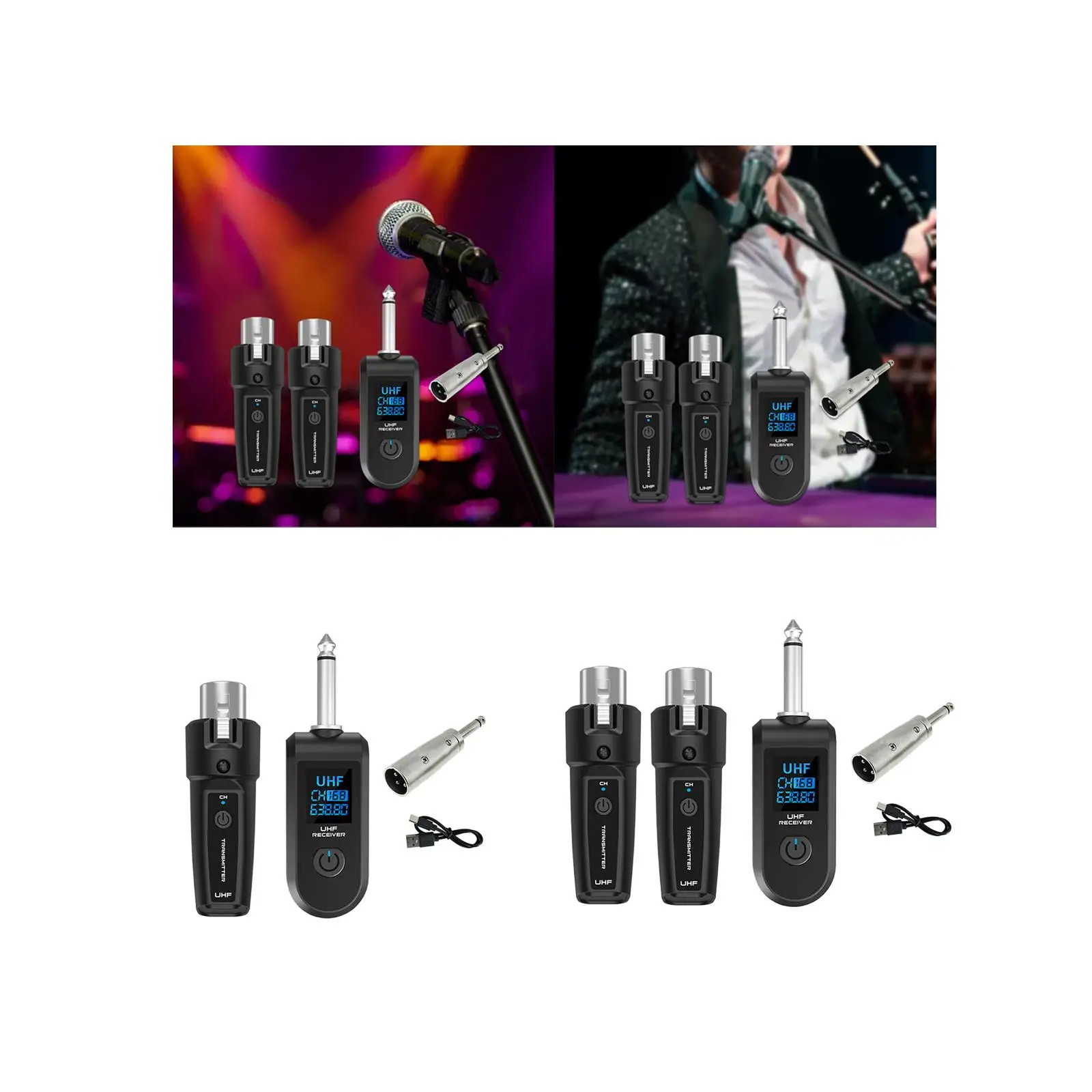 Аудиопередатчик и приемник Музыкальное оборудование 110 дБ Подзарядка Гитарная система
Аудиопередатчик и приемник Музыкальное оборудование 110 дБ Подзарядка Гитарная система