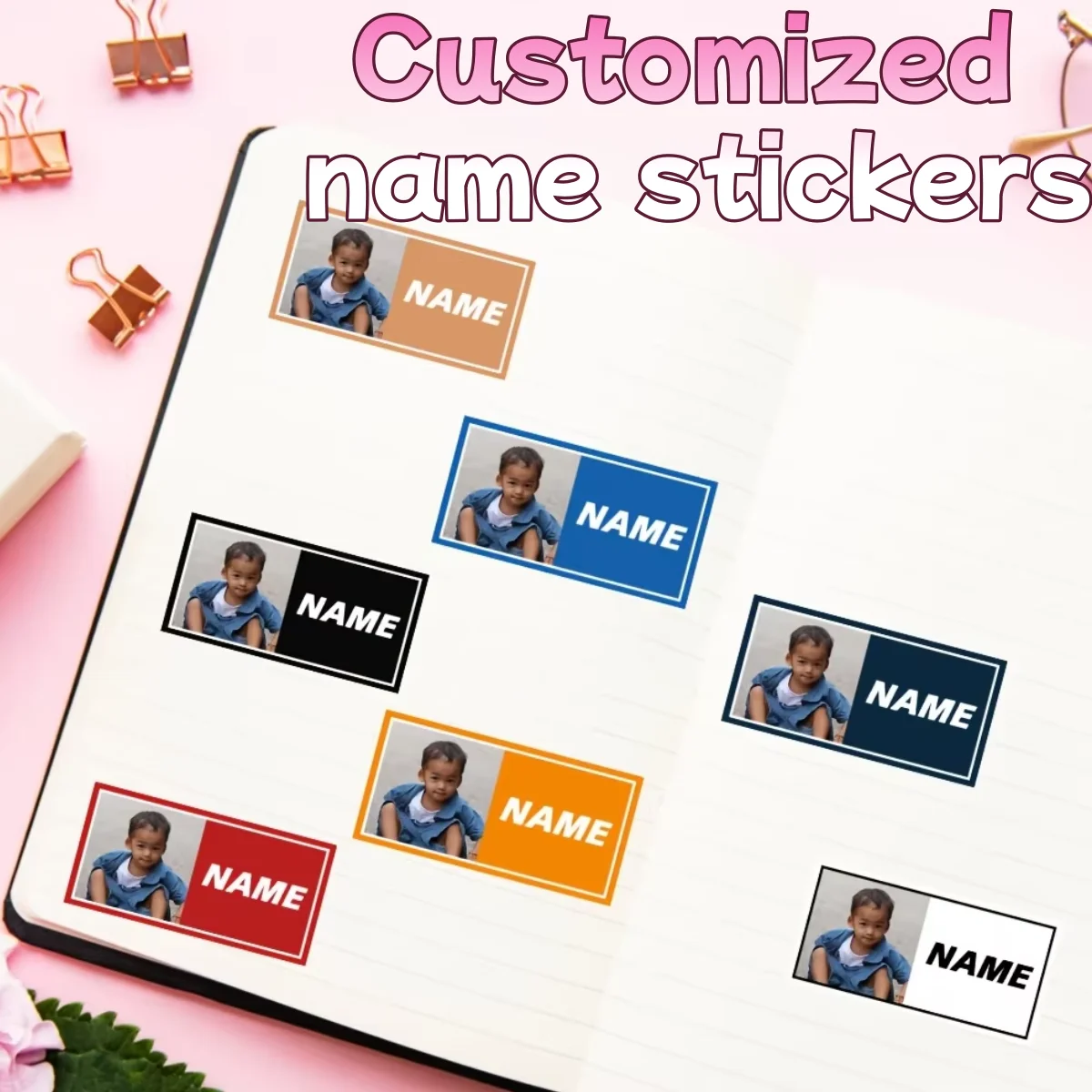 Personalized Label Stickers Custom photos Name Stickers for kid's Water Bottles, Cups, and school Stationery good Waterproof
Personalized Label Stickers Custom photos Name Stickers for kid's Water Bottles, Cups, and school Stationery good Waterproof