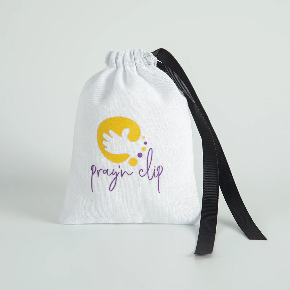 100 White Cotton Jewelry Gift Bag Custom Logo Multi-color Thermal Transfer Print Wedding Xmas Favors Organizer Packaging Pouches
100 White Cotton Jewelry Gift Bag Custom Logo Multi-color Thermal Transfer Print Wedding Xmas Favors Organizer Packaging Pouches