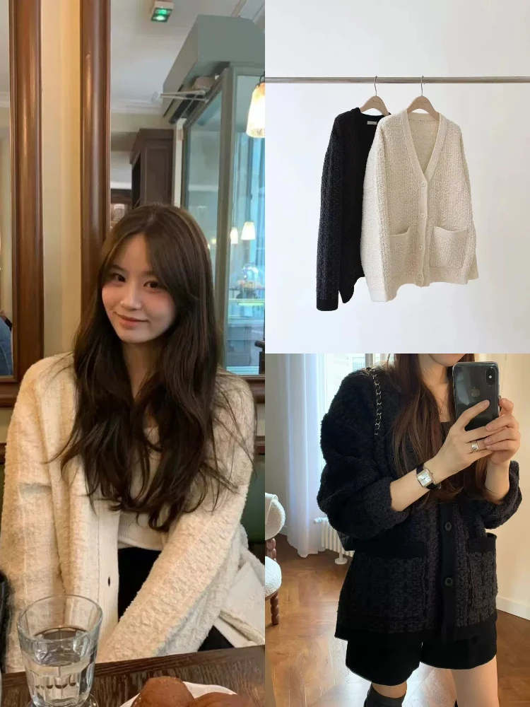 Мягкий уютный женский вязаный открытый кардиган, свободный винтажный свитер на пуговицах Long Sve V-Ne, нежный мягкий модный тренд
Мягкий уютный женский вязаный открытый кардиган, свободный винтажный свитер на пуговицах Long Sve V-Ne, нежный мягкий модный тренд