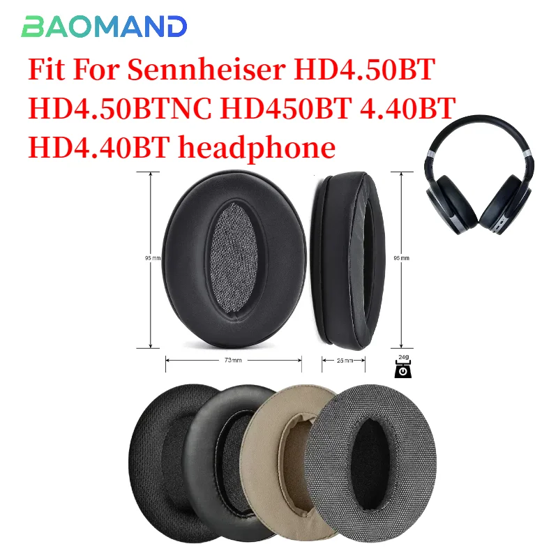 Protein Leather Earpads Cushions for Sennheiser HD4.50BT HD4.50BTNC HD450BT 4.40BT HD4.40BT Headphones Ear Pads Headset
Protein Leather Earpads Cushions for Sennheiser HD4.50BT HD4.50BTNC HD450BT 4.40BT HD4.40BT Headphones Ear Pads Headset