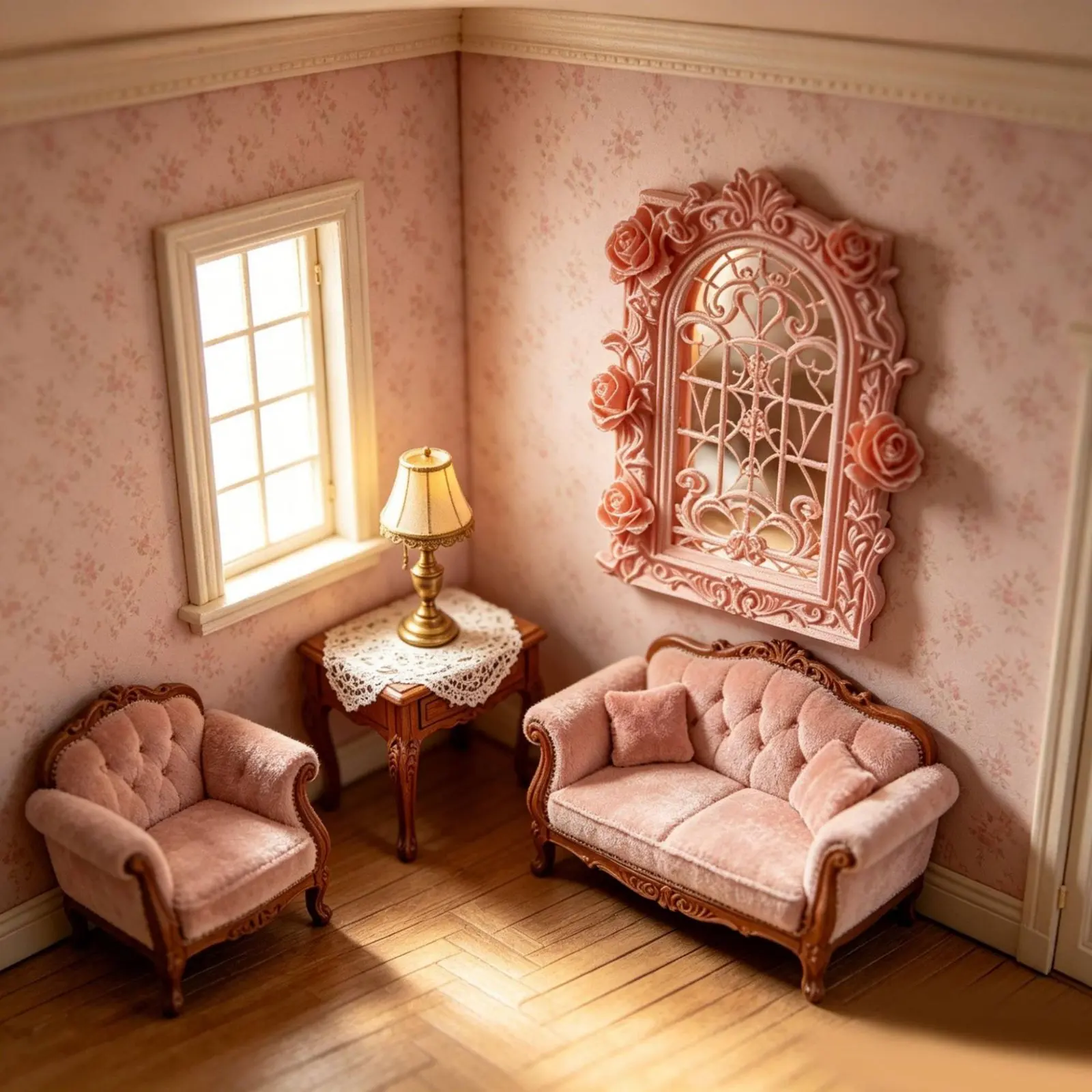 Floral Window Dollhouse Decor Ornate 1:12 Scale Dollhouse Decoration 1:12 Scale Window Frame Vintage Design for Collectors
Floral Window Dollhouse Decor Ornate 1:12 Scale Dollhouse Decoration 1:12 Scale Window Frame Vintage Design for Collectors