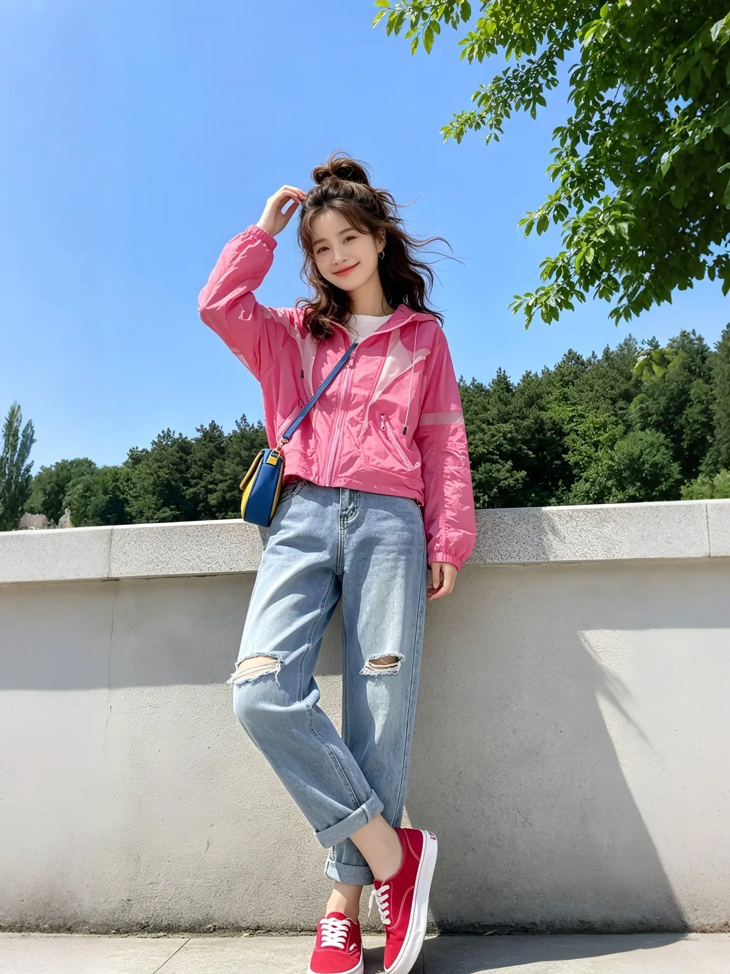 Elegant Long Sleeve Hooded Women's Jacket Summer 2026 New Loose Slimming Pink Top Breathable Comfortable Commute Style Outerwear
Elegant Long Sleeve Hooded Women's Jacket Summer 2026 New Loose Slimming Pink Top Breathable Comfortable Commute Style Outerwear