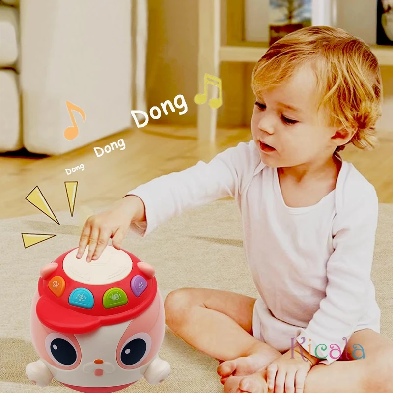 Baby Music Toys Tummy Drum Tumbler Toy Music & Light Early Development Learning Toddler Toy Musical Dog for Boy Girl Gifts
Baby Music Toys Tummy Drum Tumbler Toy Music & Light Early Development Learning Toddler Toy Musical Dog for Boy Girl Gifts