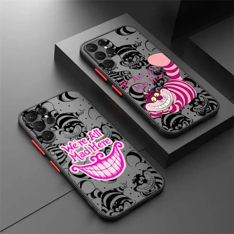 Disney Cheshire Cat Phone Case For Samsung Galaxy S25 S24 S23 S22 S21 S20 S10 S9 Ultra FE 5G Frosted Translucent
Disney Cheshire Cat Phone Case For Samsung Galaxy S25 S24 S23 S22 S21 S20 S10 S9 Ultra FE 5G Frosted Translucent