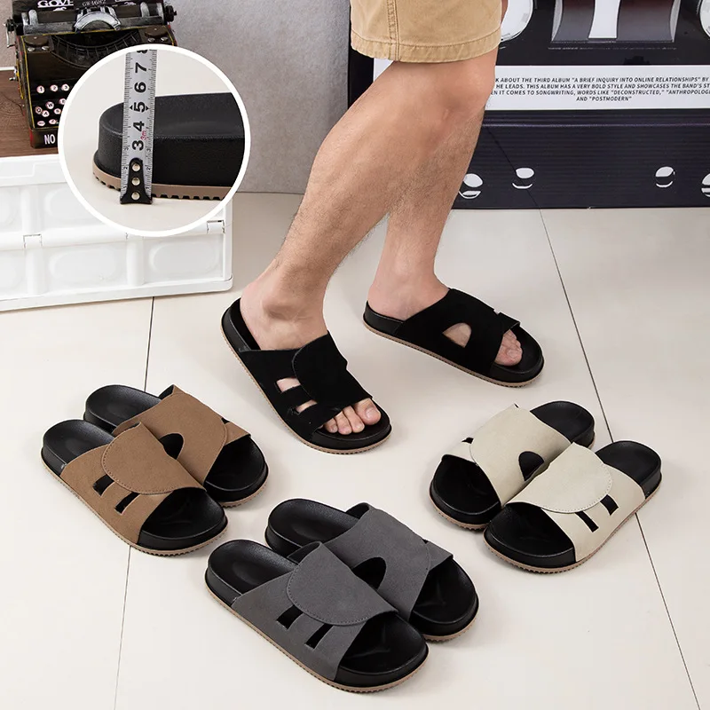 2026 New Men's Slide Sandals Summer Casual Indoor Outdoor Slippers With Fashion Cutout Design
2026 New Men's Slide Sandals Summer Casual Indoor Outdoor Slippers With Fashion Cutout Design