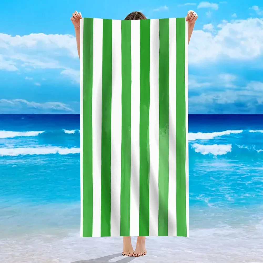 Green Stripe Microfiber Beach Towel Quick Fast Dry Trend Pattern Beach Towel Oversized Blanket Lightweight Towel Bathtowel
Green Stripe Microfiber Beach Towel Quick Fast Dry Trend Pattern Beach Towel Oversized Blanket Lightweight Towel Bathtowel