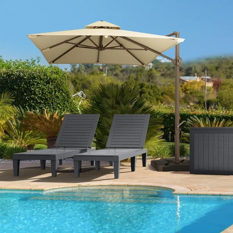 Outdoor Chaise Lounge Chairs Set of 4 with Adjustable Backrest, Sturdy Loungers for Patio & Poolside, Easy Assembly & Waterproof
Outdoor Chaise Lounge Chairs Set of 4 with Adjustable Backrest, Sturdy Loungers for Patio & Poolside, Easy Assembly & Waterproof