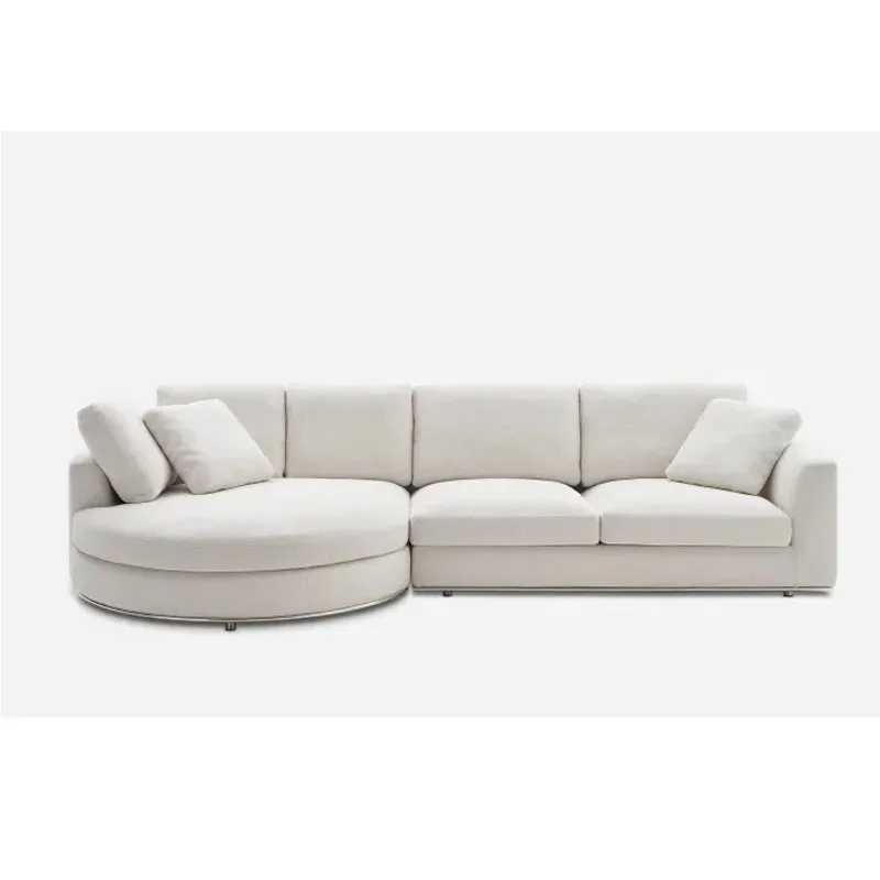 Indoor sofa set furniture high quality home round chaise sectional sofa leisure relax living room sofa
Indoor sofa set furniture high quality home round chaise sectional sofa leisure relax living room sofa
