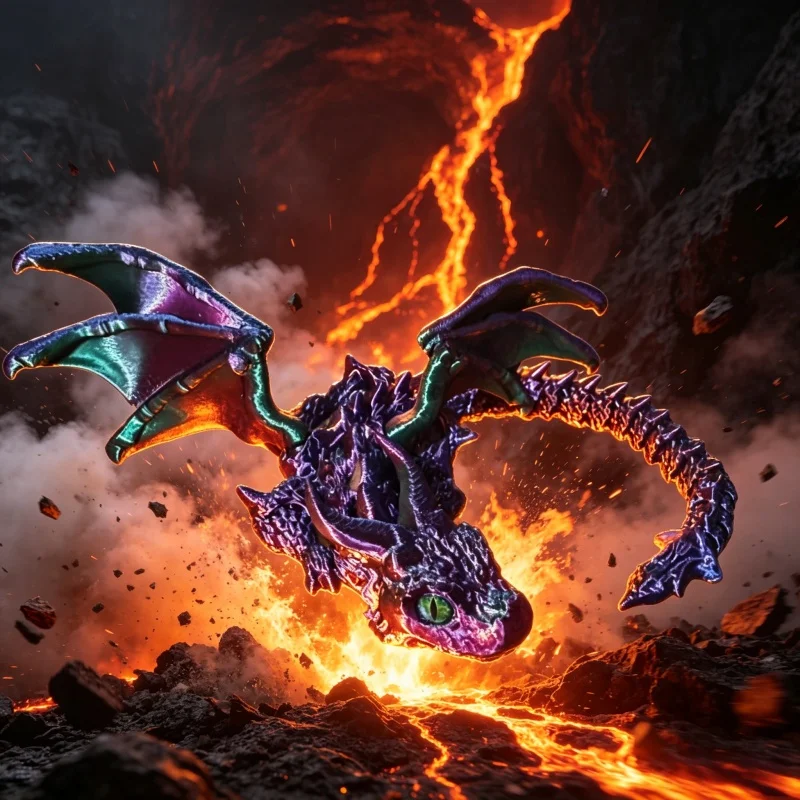 2026 HOT NEW 3DPrinted Winged Dragon Figurine Movable Joints Creative Home Art Stylish Car Decoration Party Favors Birthday Gift
2026 HOT NEW 3DPrinted Winged Dragon Figurine Movable Joints Creative Home Art Stylish Car Decoration Party Favors Birthday Gift