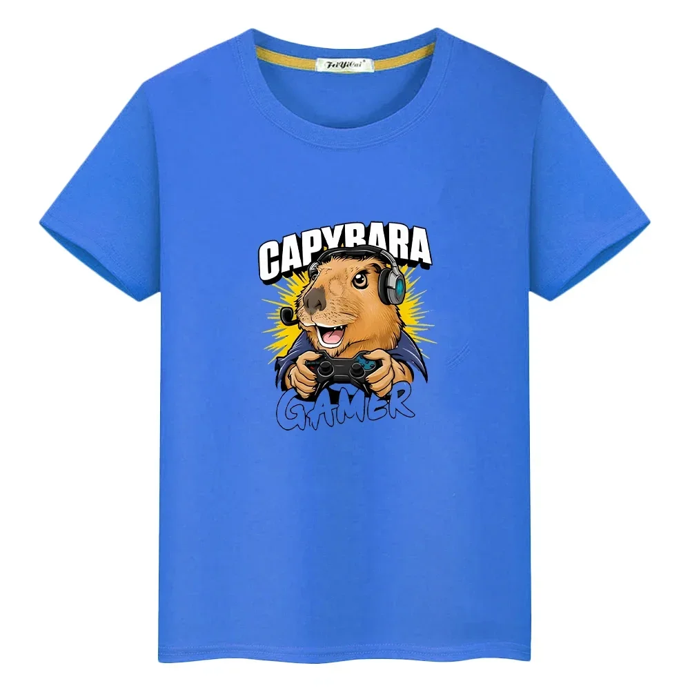 capibara print 100%Cotton t shirt for kids boy10year anime Short y2k one piece pride tshirt Capybara Cute Tees Tops girl clothes
capibara print 100%Cotton t shirt for kids boy10year anime Short y2k one piece pride tshirt Capybara Cute Tees Tops girl clothes