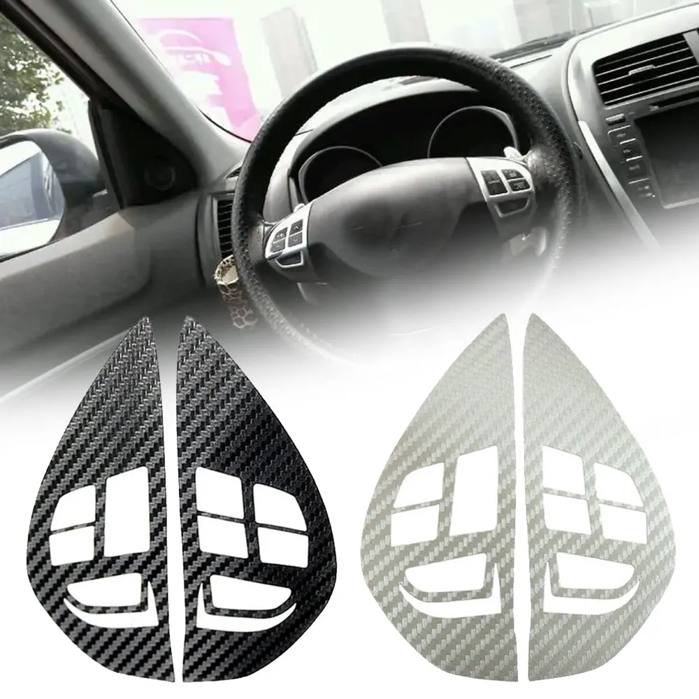3D Carbon Fiber Control Button Steering Wheel Switch Car Interior Sticker for Mitsubishi ASX Lancer Outlander RVR Pajero Sport
3D Carbon Fiber Control Button Steering Wheel Switch Car Interior Sticker for Mitsubishi ASX Lancer Outlander RVR Pajero Sport