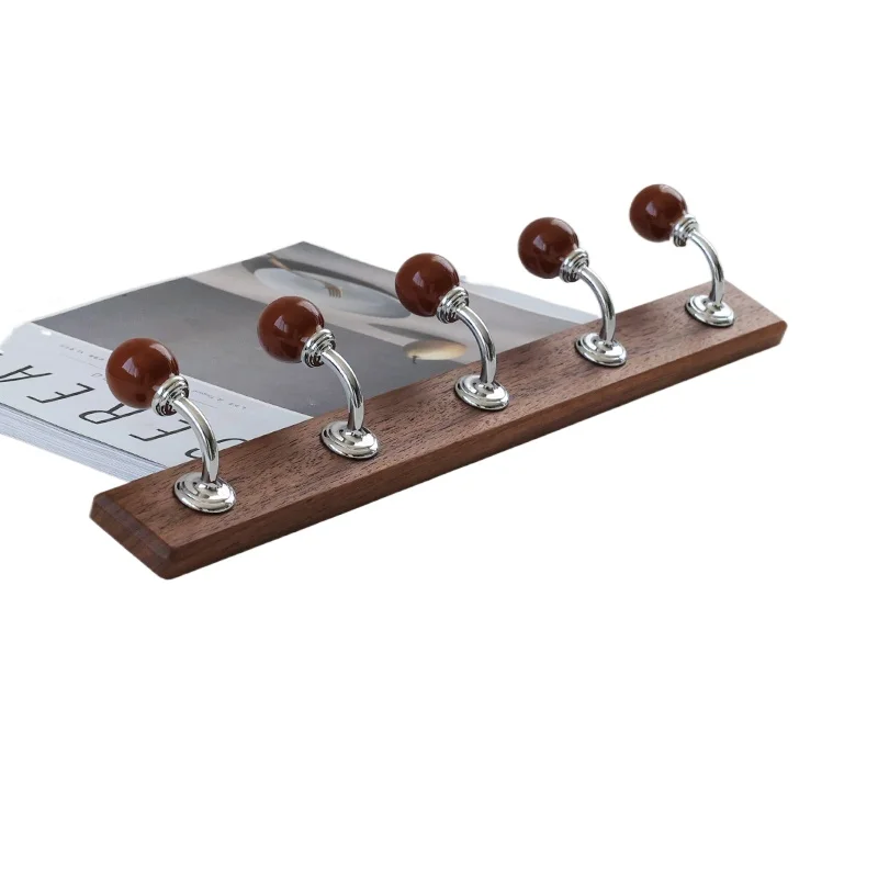 Wall-mounted Walnut Coat Rack French Vintage Entryway Organizer with Shelves Carved Solid Wood Hooks for Hallway/Laundry Room
Wall-mounted Walnut Coat Rack French Vintage Entryway Organizer with Shelves Carved Solid Wood Hooks for Hallway/Laundry Room