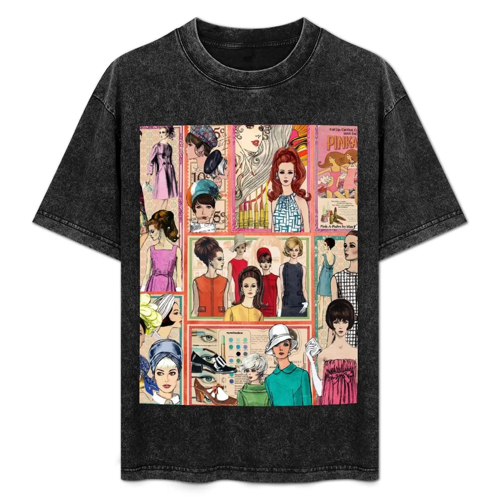 60s Fashion Collage T-Shirt Work Casual Loose Fit T-Shirt
60s Fashion Collage T-Shirt Work Casual Loose Fit T-Shirt