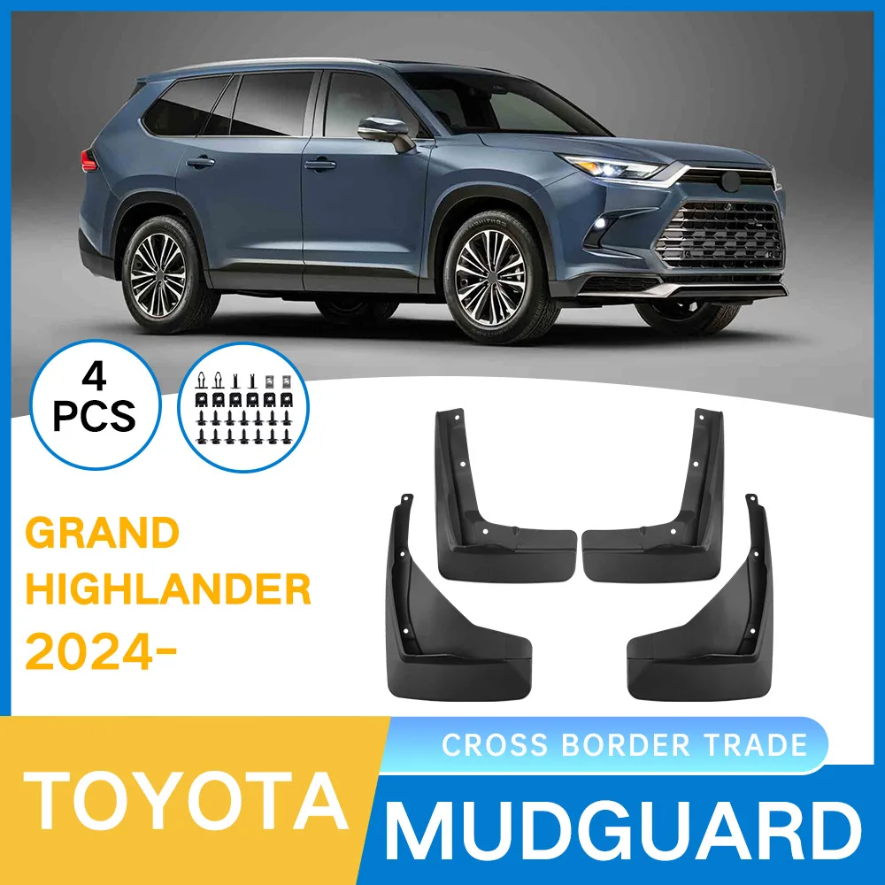 For Toyota Grand Highlander 2024-2025 car mudguard,Mudflaps Front Rear Flares Splash Guards Cover Car Accessorie
For Toyota Grand Highlander 2024-2025 car mudguard,Mudflaps Front Rear Flares Splash Guards Cover Car Accessorie