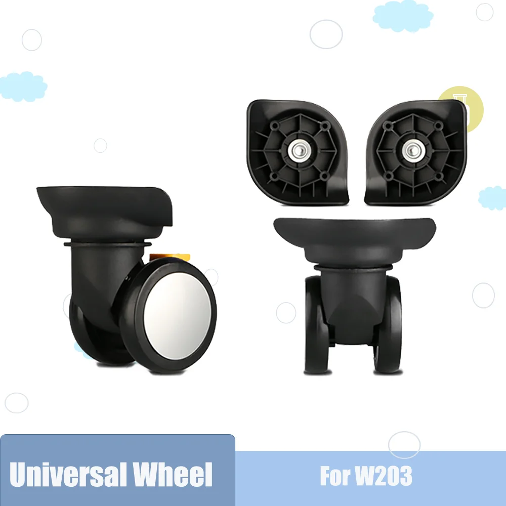 Luggage W203 Suitcase Universal Wheel Replacement 360 Rotating Caster PU Rubber Shockproof Wear Resistant Trolley Bag Repair Kit
Luggage W203 Suitcase Universal Wheel Replacement 360 Rotating Caster PU Rubber Shockproof Wear Resistant Trolley Bag Repair Kit