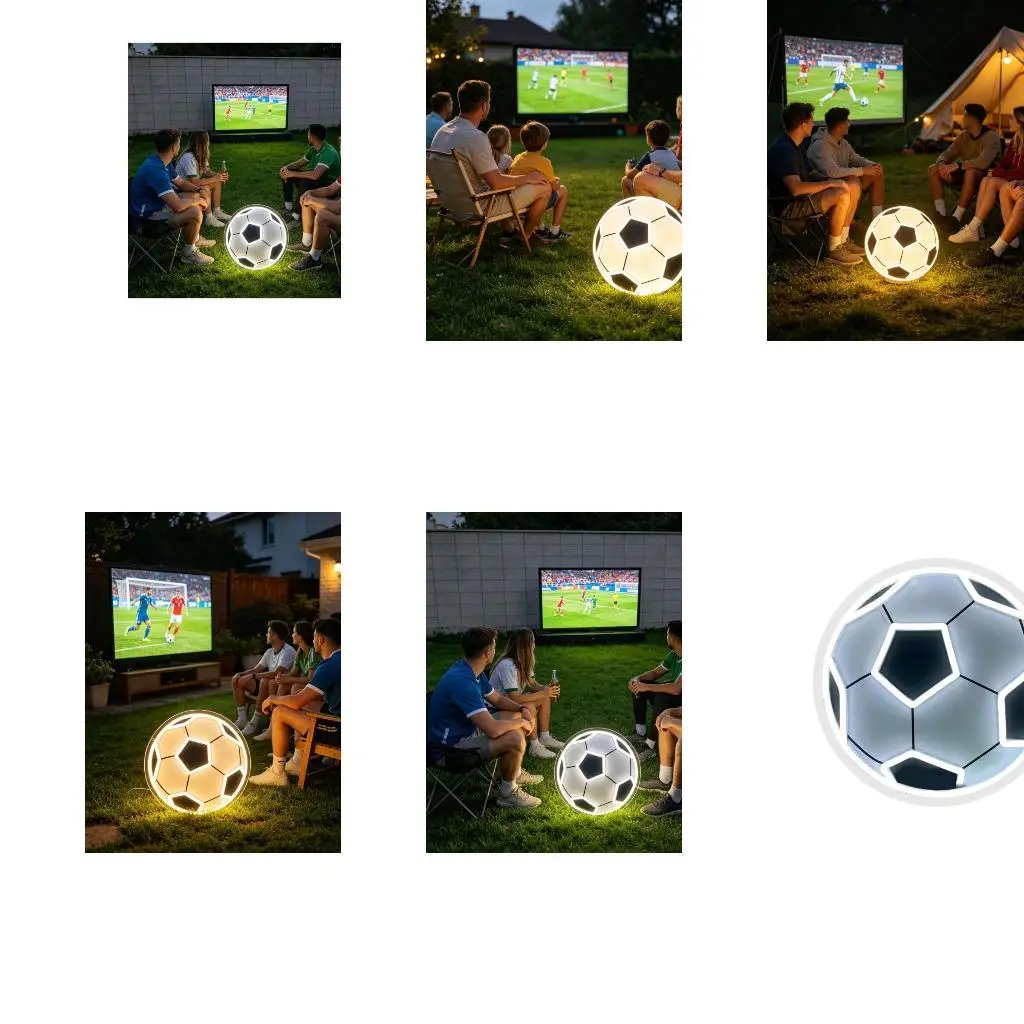 Bright LED Soccer Ball Lamp Safe Night Light For Children And Adults D2RD
Bright LED Soccer Ball Lamp Safe Night Light For Children And Adults D2RD