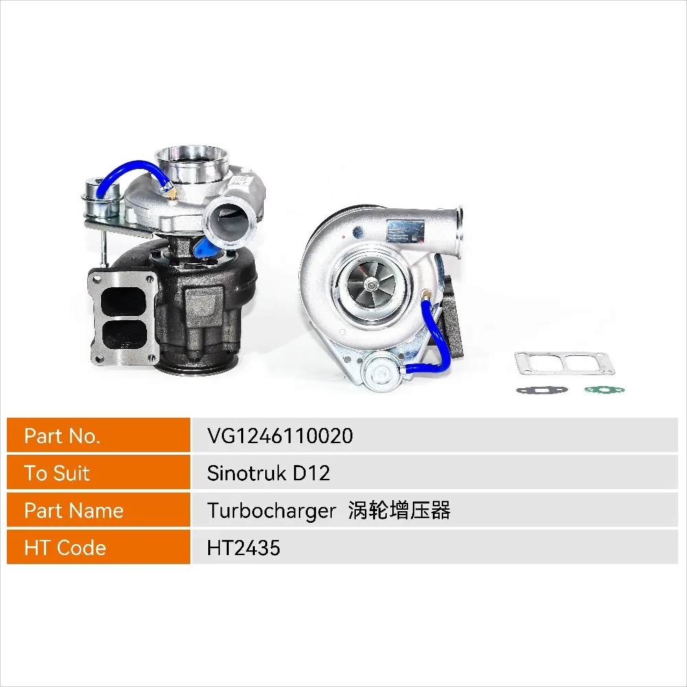 Latest Original Equipment Manufacturer Turbocharger VG1246110020 for Heavy Truck D12
Latest Original Equipment Manufacturer Turbocharger VG1246110020 for Heavy Truck D12