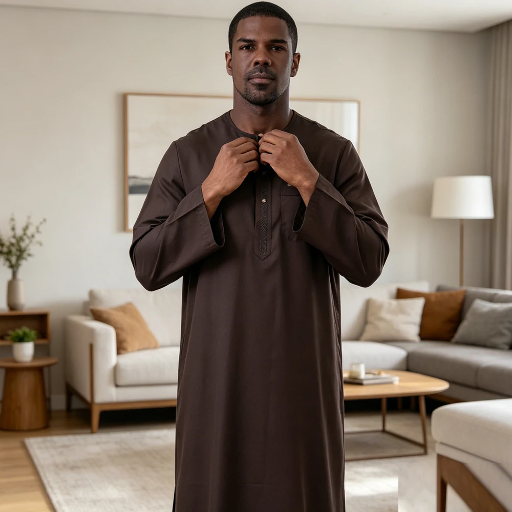 Men's Jubba Thobe Islam Kaftan Short Sleeve Muslim Arab Robe Abaya Maxi Dress Daffah Dishdasha Traditional Clothing Caftan Gown
Men's Jubba Thobe Islam Kaftan Short Sleeve Muslim Arab Robe Abaya Maxi Dress Daffah Dishdasha Traditional Clothing Caftan Gown