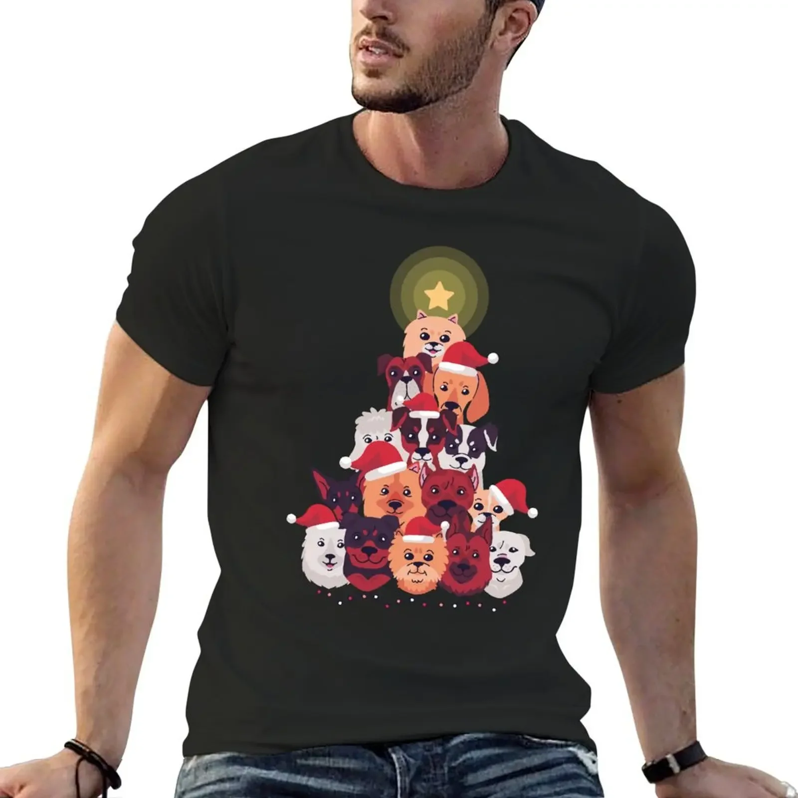Dog Christmas Tree T-Shirt anime Funny t-shirt cute tops mens graphic t-shirts big and tall
Dog Christmas Tree T-Shirt anime Funny t-shirt cute tops mens graphic t-shirts big and tall