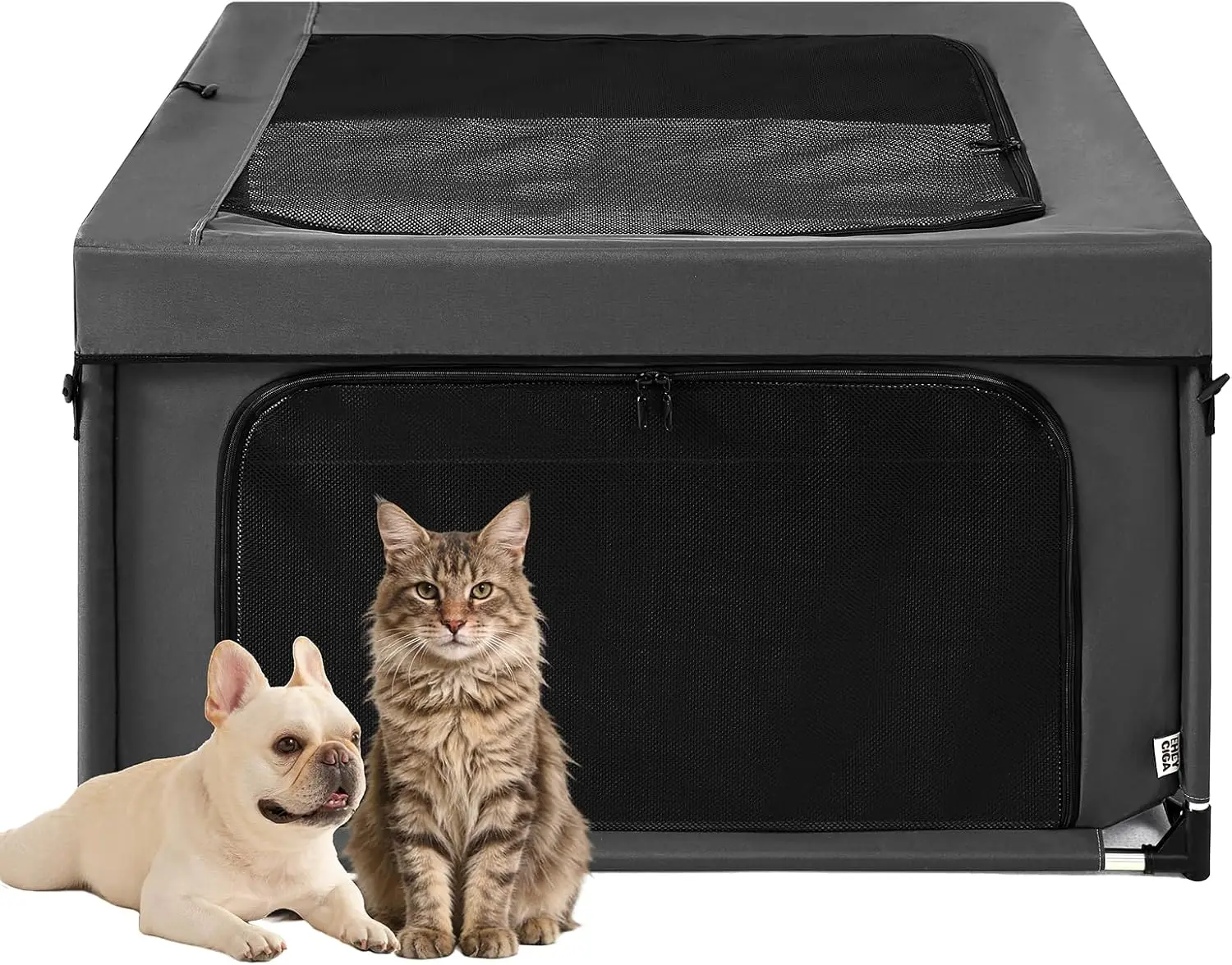 42x42x26 Inch Dog Playpen with Top Cover, Indoor/Outdoor Pet Fence for Small Animals, Heavy-Duty Oxford & Steel Frame
42x42x26 Inch Dog Playpen with Top Cover, Indoor/Outdoor Pet Fence for Small Animals, Heavy-Duty Oxford & Steel Frame