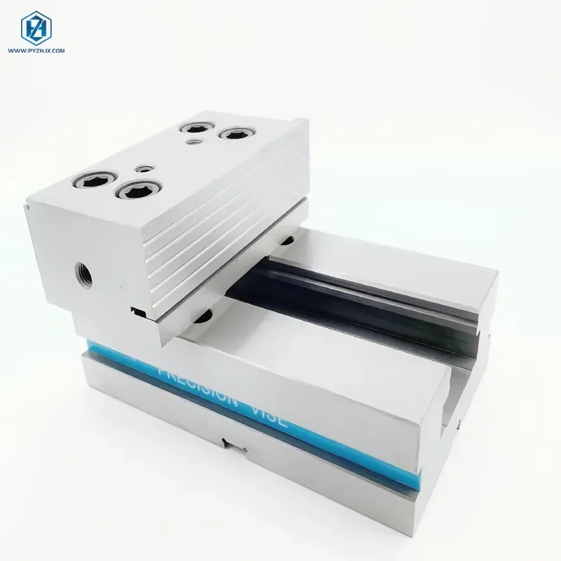 CNC Precision 100mm Jaw Width Vise Grip Manual Drive Modular Precision Vises-Model ZQ84100-I ZQ84100-II
CNC Precision 100mm Jaw Width Vise Grip Manual Drive Modular Precision Vises-Model ZQ84100-I ZQ84100-II