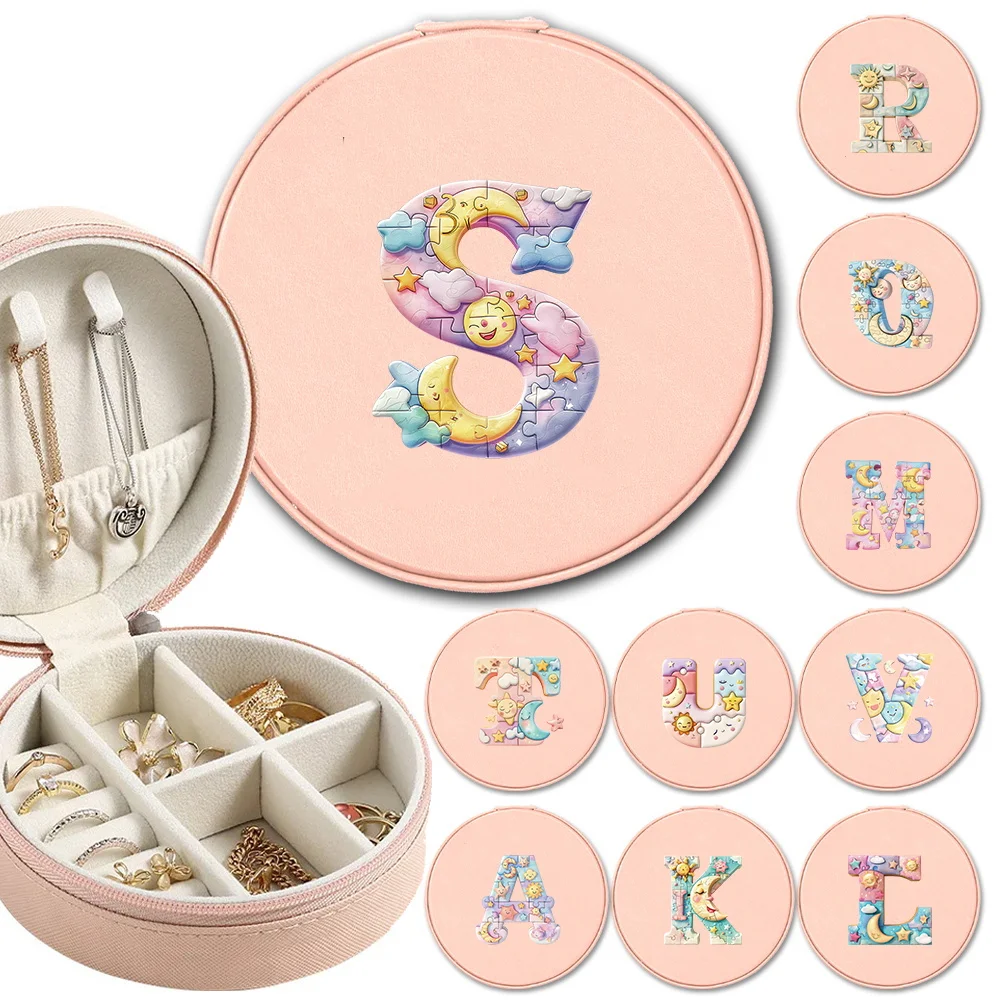 Portable PU Jewelry Storage Box Suitable for Carrying with You When Traveling Saw Puzzle Initial Name 26 Letters Pattern
Portable PU Jewelry Storage Box Suitable for Carrying with You When Traveling Saw Puzzle Initial Name 26 Letters Pattern