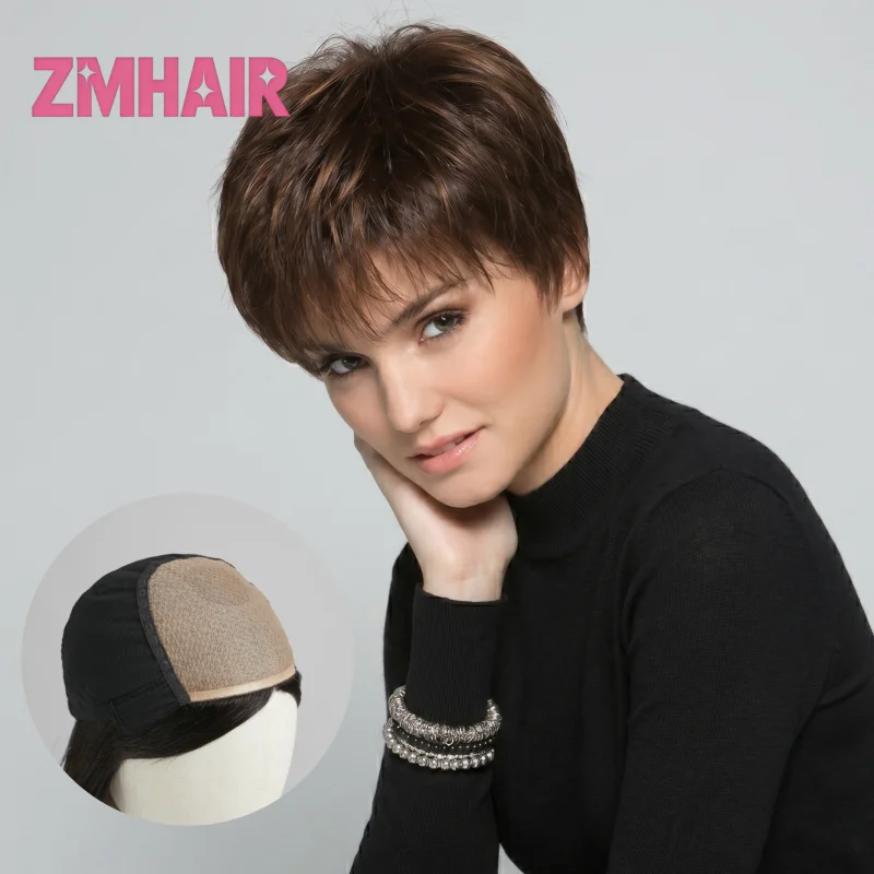 6x6 Silk Base Black Pixie Wig 180% European Remy Hair Hand-Tied PU Front Glueless Wear & Go Natural Scalp Daily Elegant Wigs
6x6 Silk Base Black Pixie Wig 180% European Remy Hair Hand-Tied PU Front Glueless Wear & Go Natural Scalp Daily Elegant Wigs