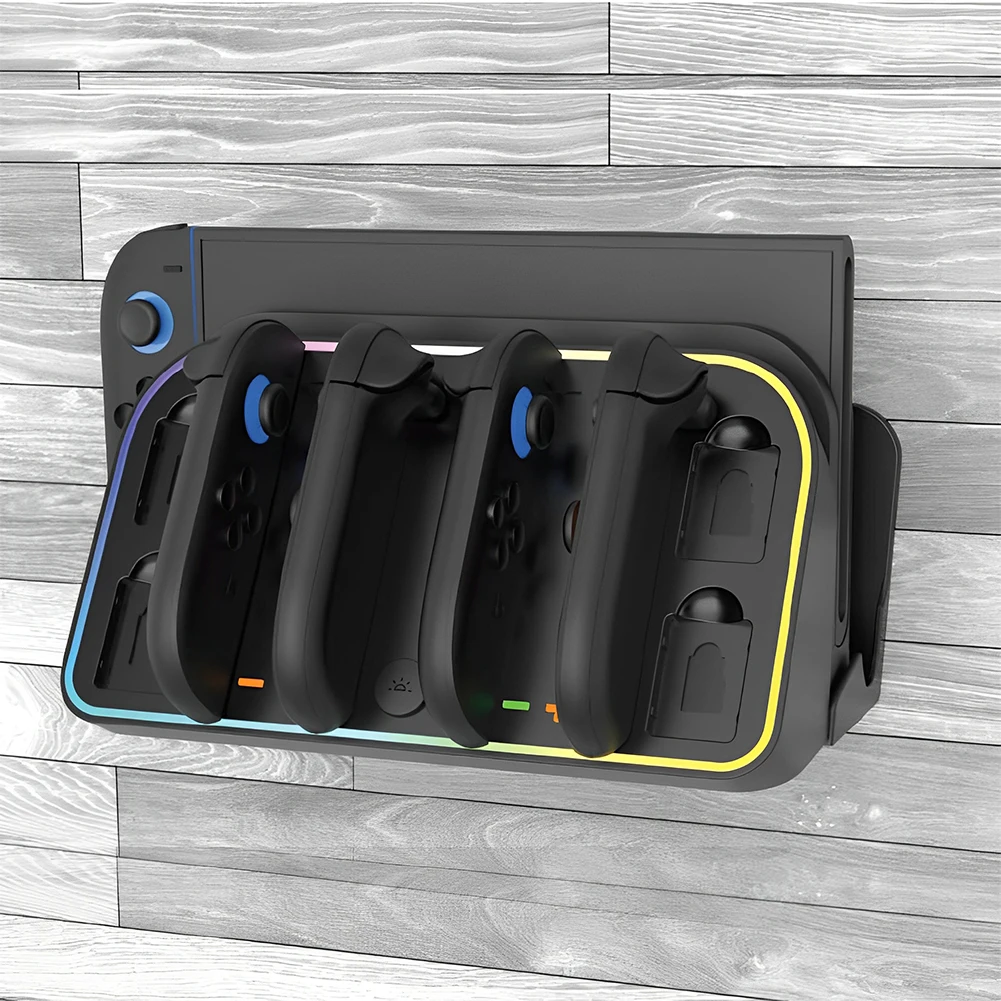 Wall Mount Dock Station for Switch 2 for Joycon Controller Charger Stand Station 7 Modes RGB Light Charges Up To 4 Controllers
Wall Mount Dock Station for Switch 2 for Joycon Controller Charger Stand Station 7 Modes RGB Light Charges Up To 4 Controllers