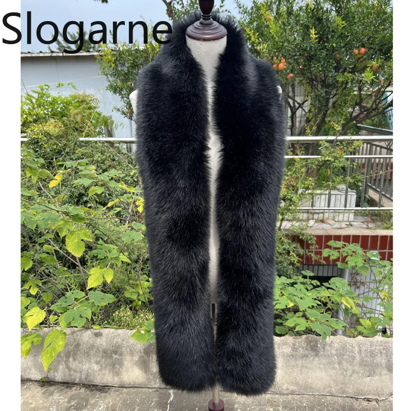 American 180cm Super Long Faux Fox Fur Scarf Winter Women Cosplay Warm Fashion Neck Decor Fluffy Shawl Wrap Luxury Furry Scarves
American 180cm Super Long Faux Fox Fur Scarf Winter Women Cosplay Warm Fashion Neck Decor Fluffy Shawl Wrap Luxury Furry Scarves