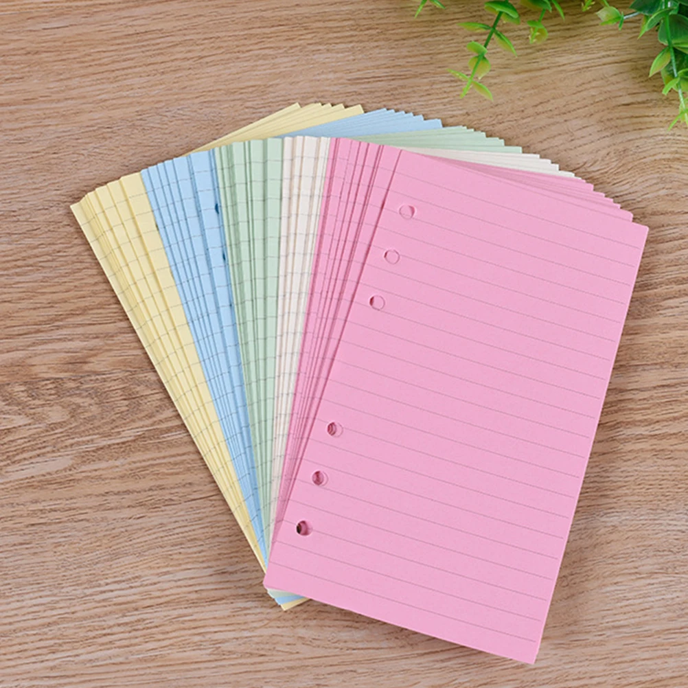 Binder Core Papers A5 Size Colorful Loose Leaf Notebook 3 Sets Hole Pocket Refill Paper Smooth Writing Drawing
Binder Core Papers A5 Size Colorful Loose Leaf Notebook 3 Sets Hole Pocket Refill Paper Smooth Writing Drawing