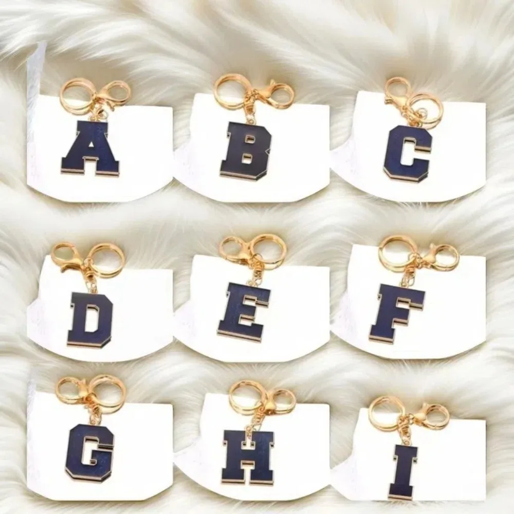 A-Z Initials for Men Women Pendant Keychain Fashion Bag Metal 26 Alphabet Pendant Keyring for Couples DIY Accessories Gift
A-Z Initials for Men Women Pendant Keychain Fashion Bag Metal 26 Alphabet Pendant Keyring for Couples DIY Accessories Gift