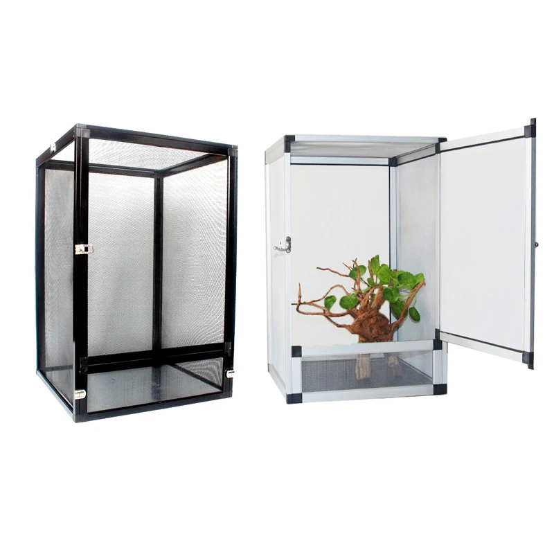 High Quality Detachable Reptile Terrarium Reptile Habitat Tank for Chameleon Bearded Dragon and Snake
High Quality Detachable Reptile Terrarium Reptile Habitat Tank for Chameleon Bearded Dragon and Snake