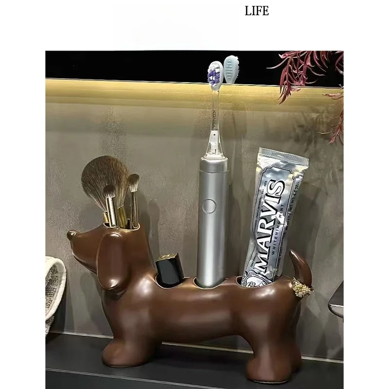 Ceramic Bathroom Toothbrush Holder Creative Sink Side Table Stone Hole Design No Drilling Required Toothbrush And Toothpaste ...
Ceramic Bathroom Toothbrush Holder Creative Sink Side Table Stone Hole Design No Drilling Required Toothbrush And Toothpaste ...
