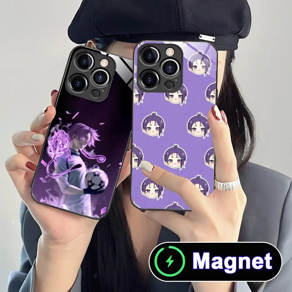 Blue Lock Reo Mikage Phone Case for iPhone 17 16 15 14 13 12 11 Air Pro Max Plus Mini Glass Magnet Cover
Blue Lock Reo Mikage Phone Case for iPhone 17 16 15 14 13 12 11 Air Pro Max Plus Mini Glass Magnet Cover