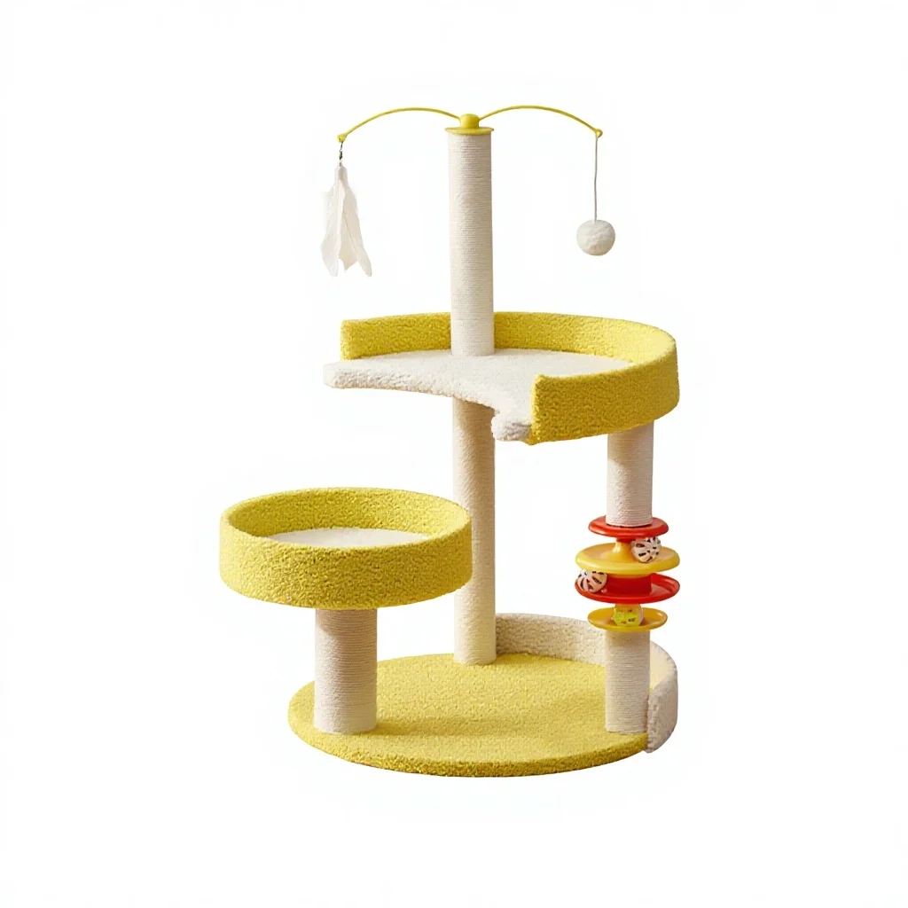 &c Environmentally Friendly Yellow Durable cat Climbing Frame cat Nest Integrated Home Cloth cat Rack Observation Deck
&c Environmentally Friendly Yellow Durable cat Climbing Frame cat Nest Integrated Home Cloth cat Rack Observation Deck