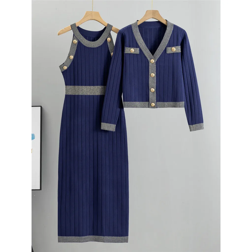 French Style Temperament Socialite High Waist Fashion Two-Piece Set Woolen Skirt 2024 Autumn New Sweater Vest Dress
French Style Temperament Socialite High Waist Fashion Two-Piece Set Woolen Skirt 2024 Autumn New Sweater Vest Dress
