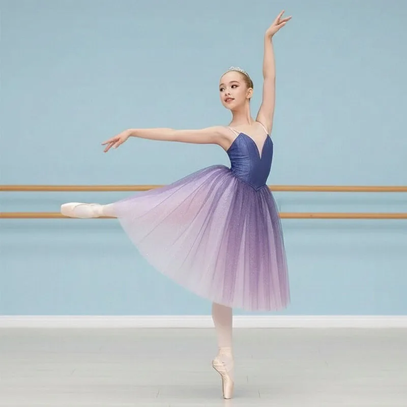 Ballet Tutu Skirt Women Dress Long Vestidos For Girls Performance Clothing Swan Belly Dance Skirts
Ballet Tutu Skirt Women Dress Long Vestidos For Girls Performance Clothing Swan Belly Dance Skirts
