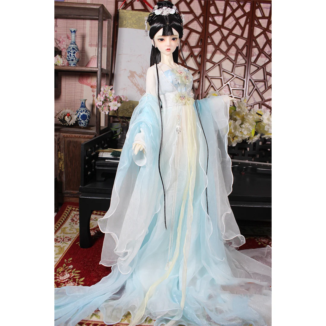 1/4 1/3 Scale Ancient Costume BJD Clothes Chinese Hanfu Fairy Long Dress For BJD/SD MSD SD13 Big Girl Doll Accessories A1868
1/4 1/3 Scale Ancient Costume BJD Clothes Chinese Hanfu Fairy Long Dress For BJD/SD MSD SD13 Big Girl Doll Accessories A1868