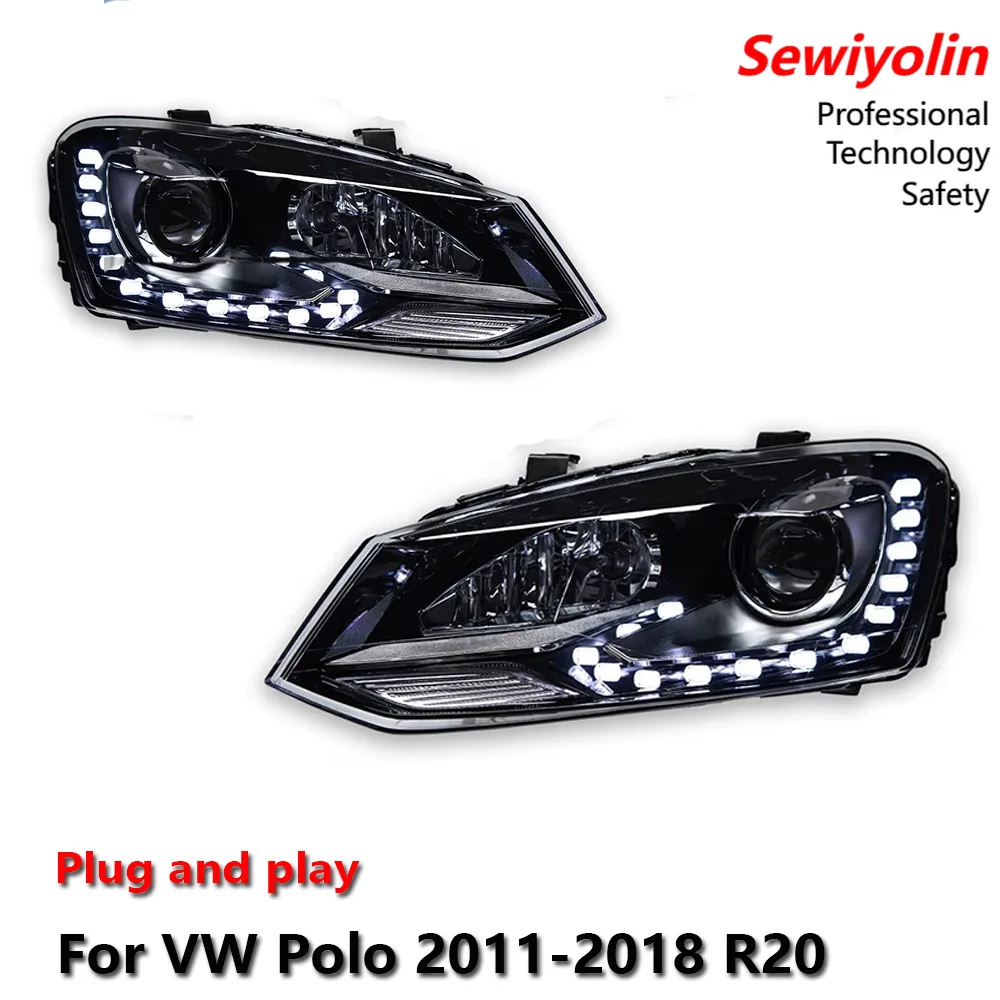 Car LED Upgrade Headlight Accessories For VW Polo 2011-2018 R20 DRL Brake Turn Signal Lamp Plug and Play
Car LED Upgrade Headlight Accessories For VW Polo 2011-2018 R20 DRL Brake Turn Signal Lamp Plug and Play
