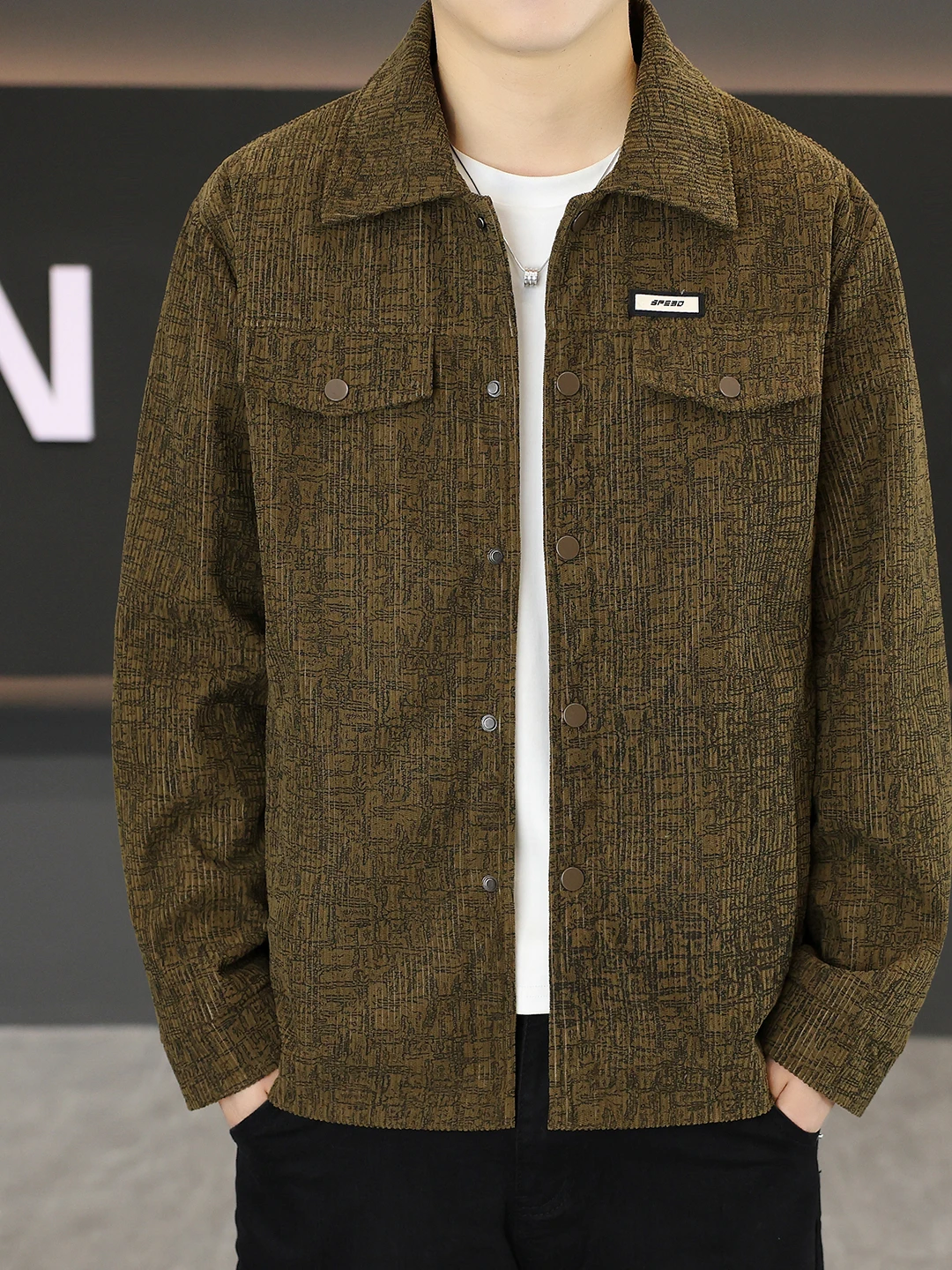 Casual Slim Fit Men's Jaet with Collar Spring Autumn Korean Sle Youth High End Feeling Trendy Versatile Men's Clothing
Casual Slim Fit Men's Jaet with Collar Spring Autumn Korean Sle Youth High End Feeling Trendy Versatile Men's Clothing