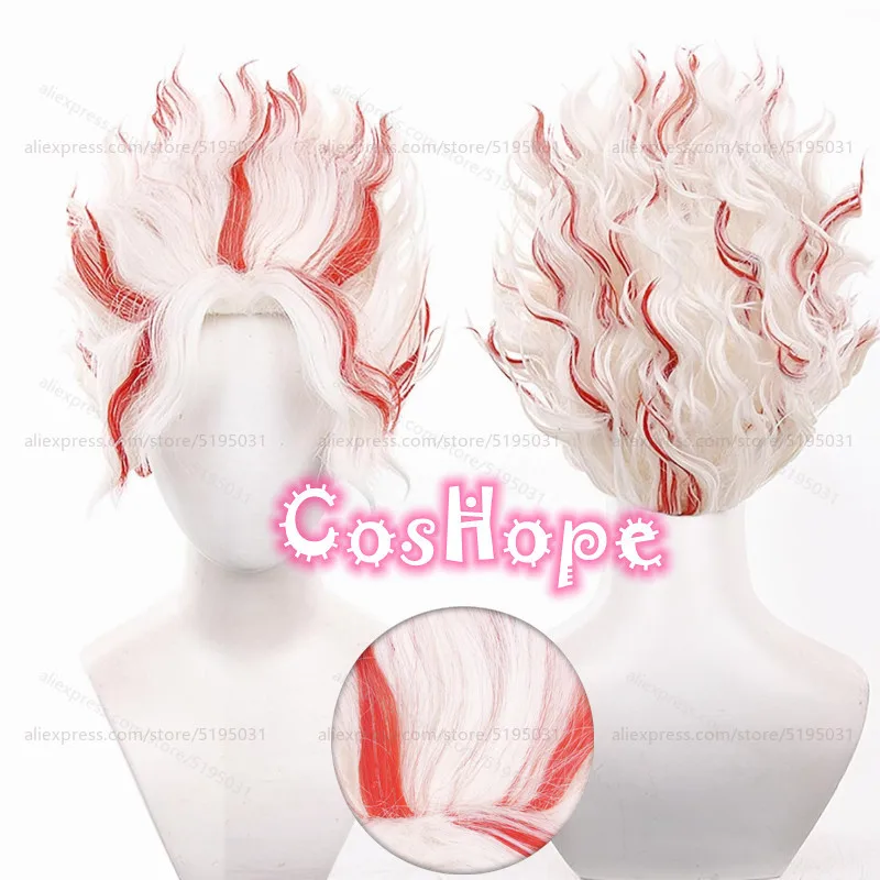 Okarun Occult Kun Cosplay Wig 30cm Short Frizzy Silver White Red Highlights Wig Cosplay Anime Heat Resistant Synthetic Wigs
Okarun Occult Kun Cosplay Wig 30cm Short Frizzy Silver White Red Highlights Wig Cosplay Anime Heat Resistant Synthetic Wigs