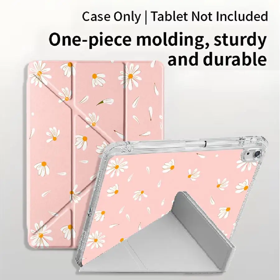 Tablet Case For iPad Air 4 5 M3 M2 M4 11inch 11th 10th 9th 8th 7th 12.9inch Mini 6 7 Pro 2025 Holder Cover Y-Fold Pink Daisy
Tablet Case For iPad Air 4 5 M3 M2 M4 11inch 11th 10th 9th 8th 7th 12.9inch Mini 6 7 Pro 2025 Holder Cover Y-Fold Pink Daisy