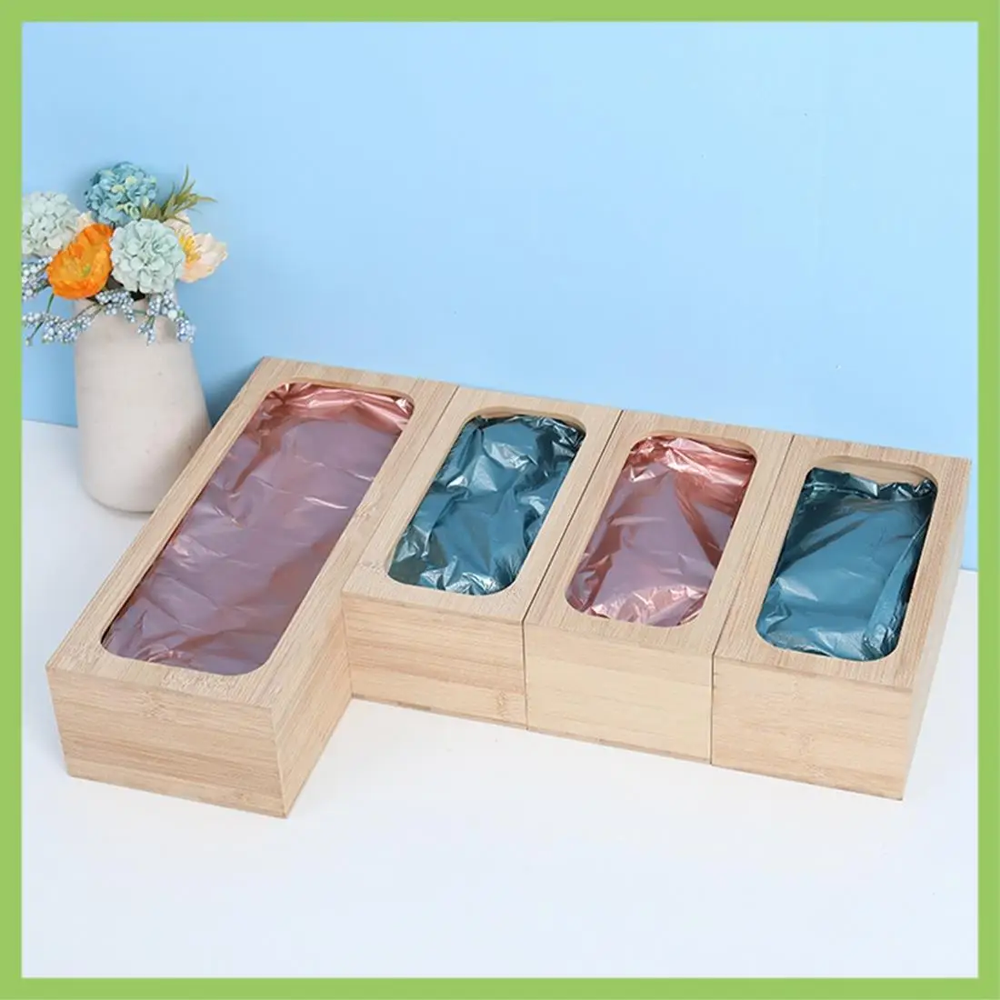 4Pcs Zipper Closure Bag Storage Organizer, Bamboo Zipper Closure Bag Organizer For Drawer Food Storage Bag Organizer
4Pcs Zipper Closure Bag Storage Organizer, Bamboo Zipper Closure Bag Organizer For Drawer Food Storage Bag Organizer
