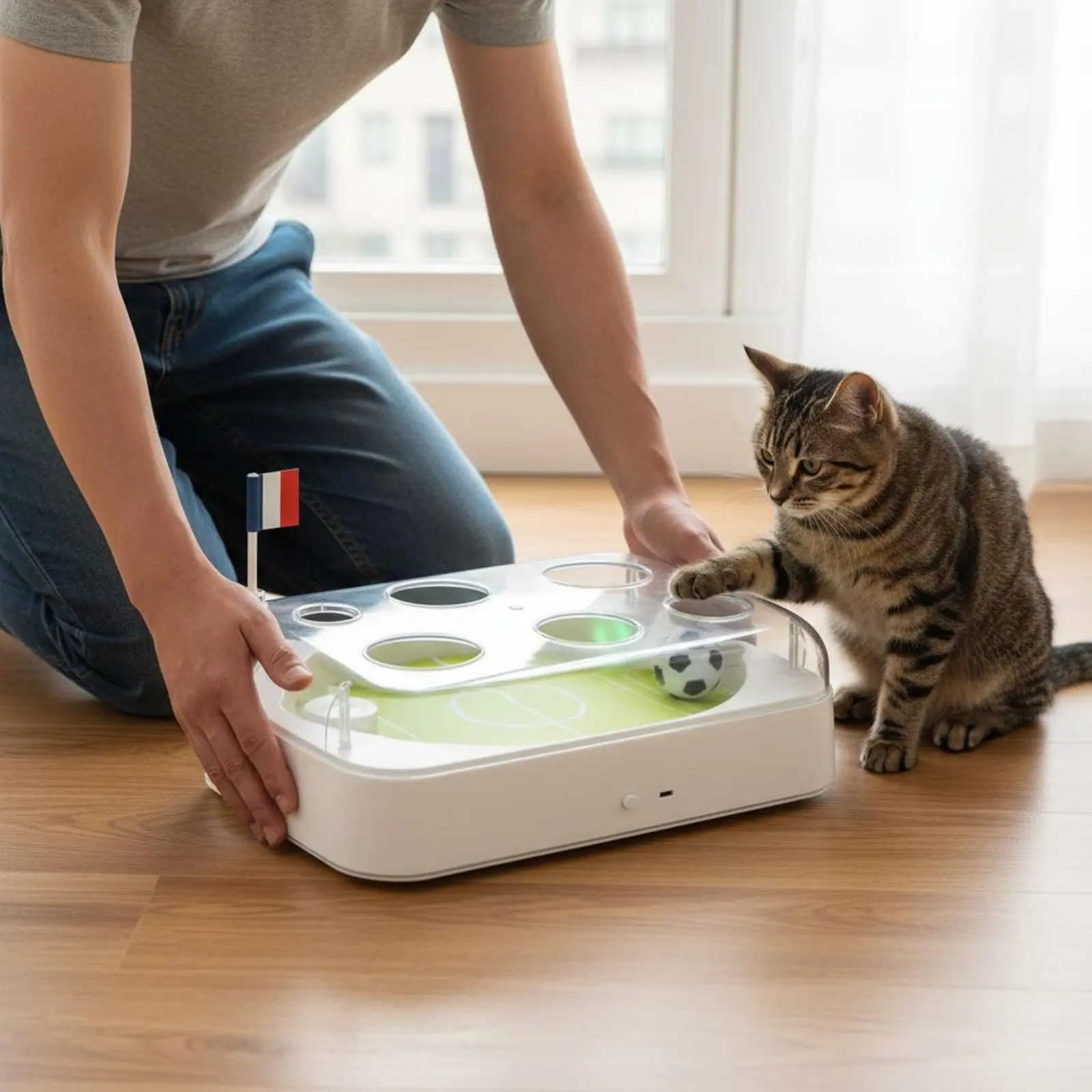 Cat Sports Field Toy Boredom Relief Electronic Cat Brain-Teaser Toy Pet Supply Universal Serial Bus Charging Illuminated
Cat Sports Field Toy Boredom Relief Electronic Cat Brain-Teaser Toy Pet Supply Universal Serial Bus Charging Illuminated