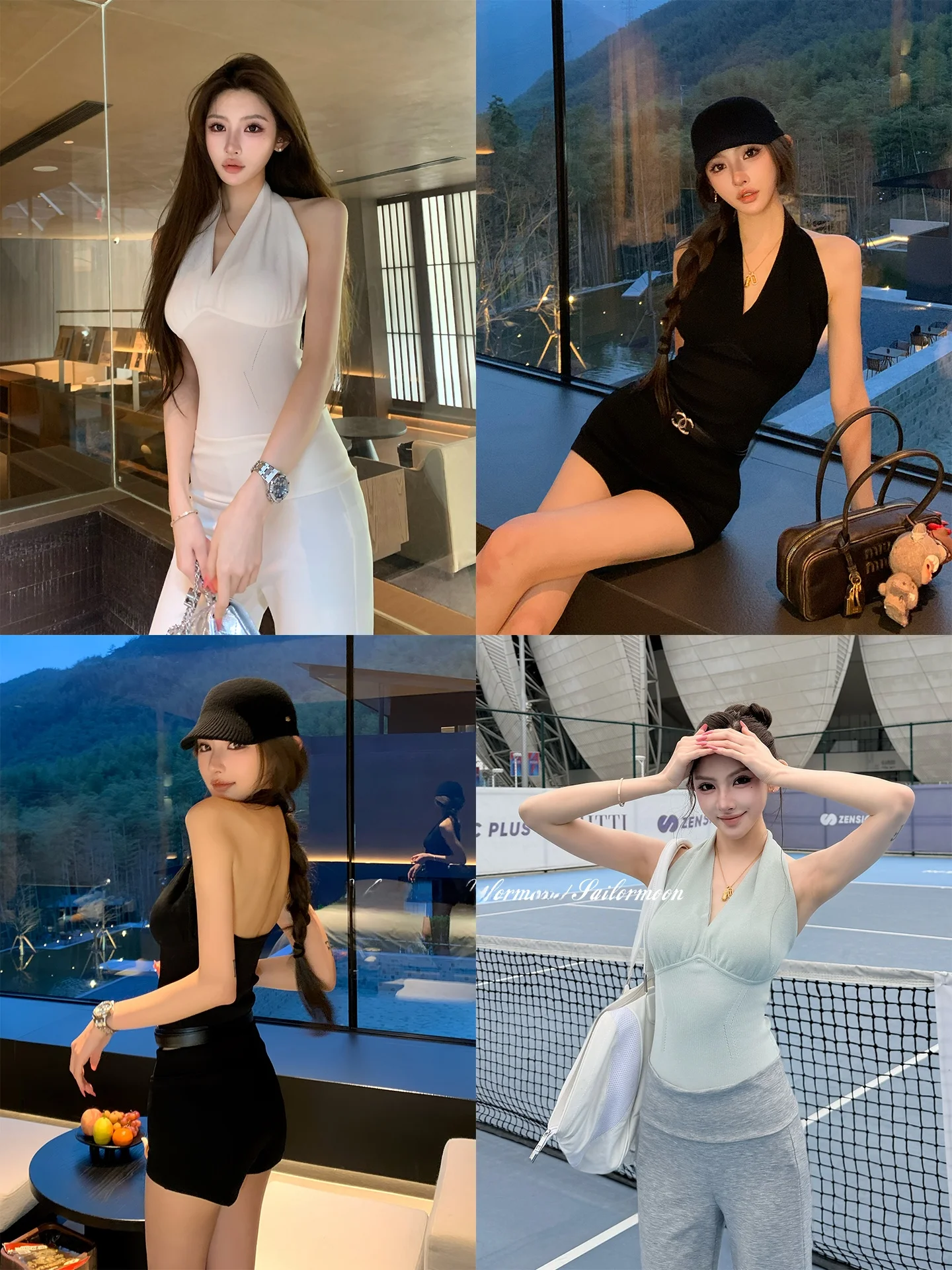 Girly Samstag V-neck Hanging Neck Overall Top Women Elegance Sleeveless Onesie Commute Style High Waist Long Pants Polyester ...
Girly Samstag V-neck Hanging Neck Overall Top Women Elegance Sleeveless Onesie Commute Style High Waist Long Pants Polyester ...
